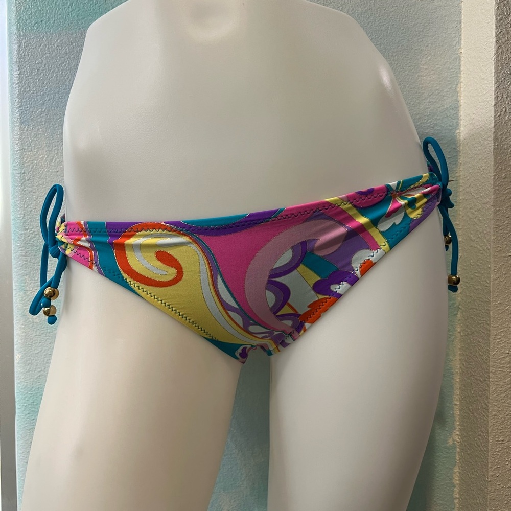 NWT Candies Multicolor Patterned Bikini Bottoms